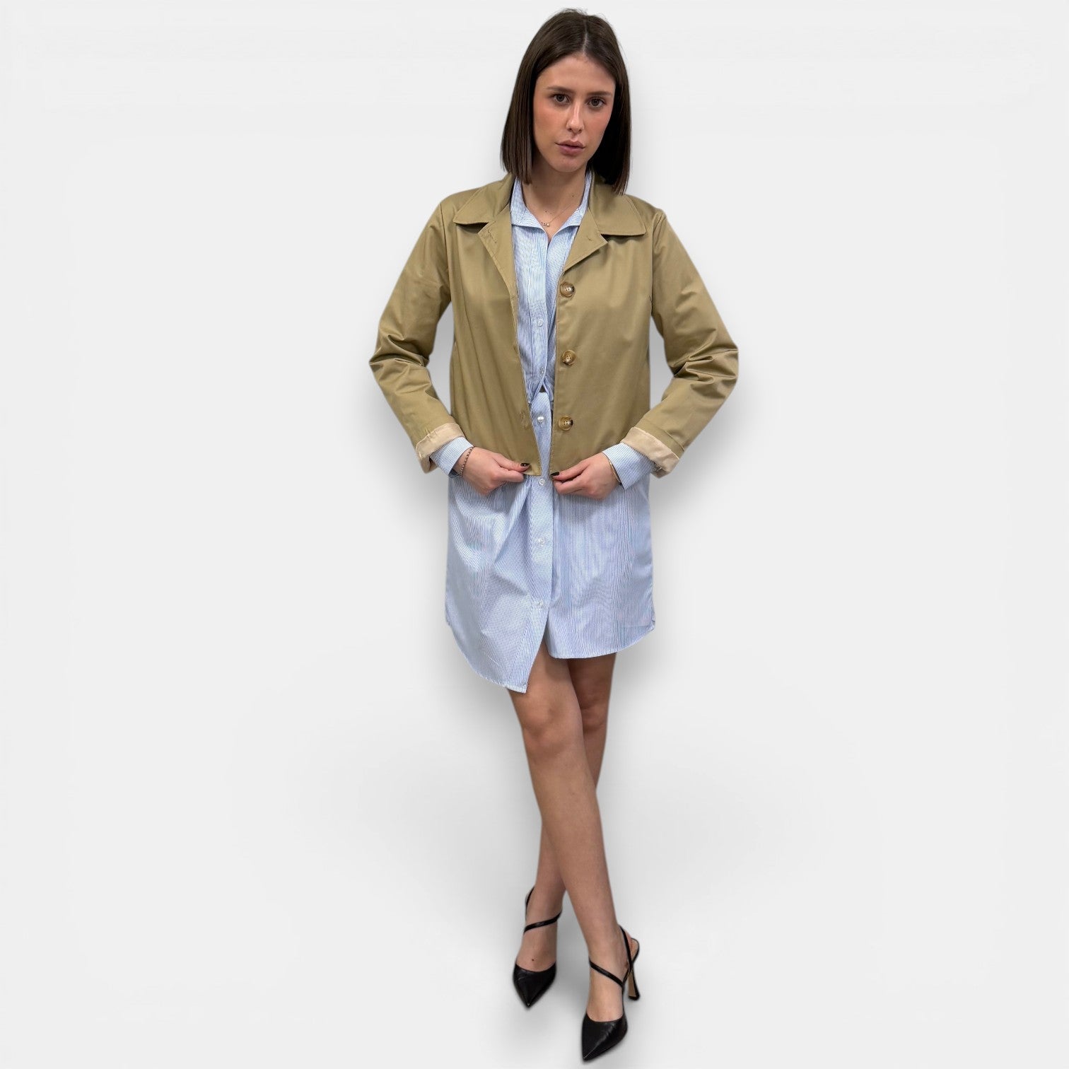 ALBA SHORT TRENCH COAT