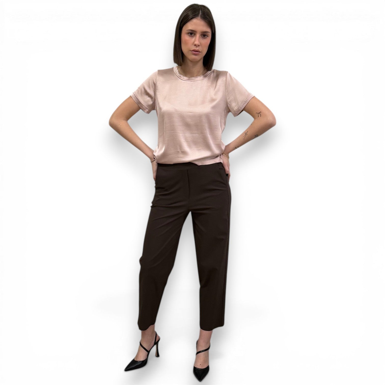 T-SHIRT IN RASO ALICE