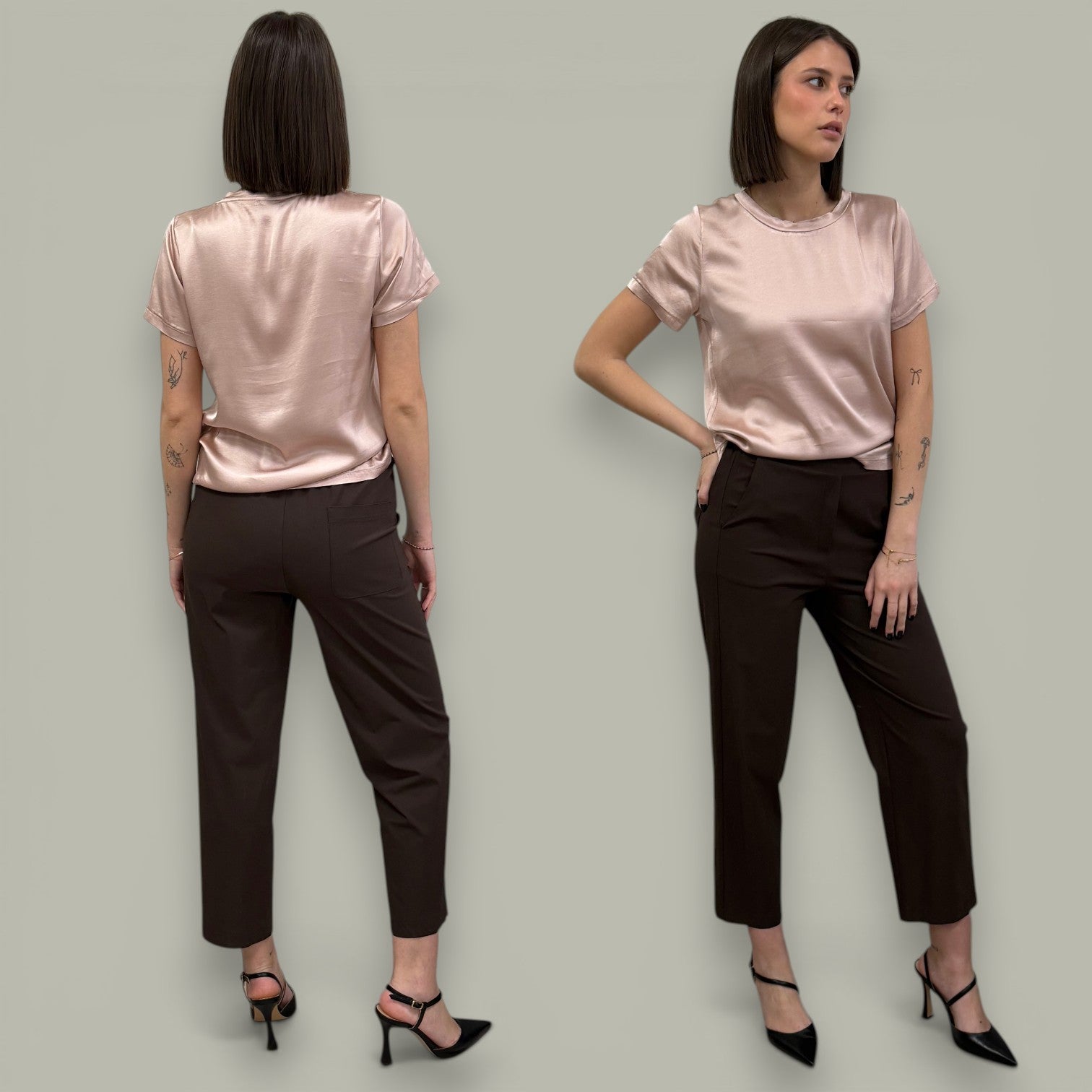 T-SHIRT IN RASO ALICE