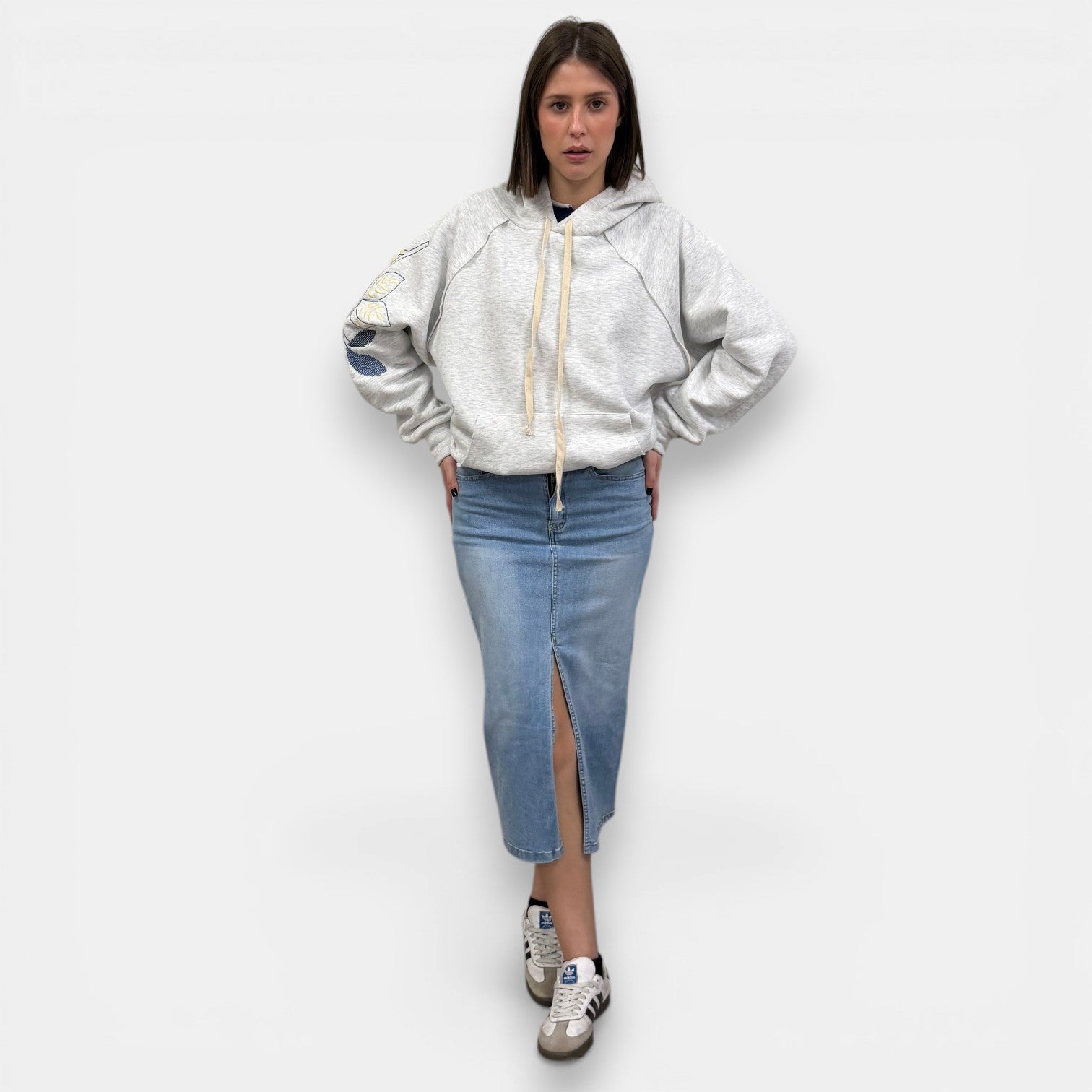 FELPA CON CAPPUCCIO ALMA