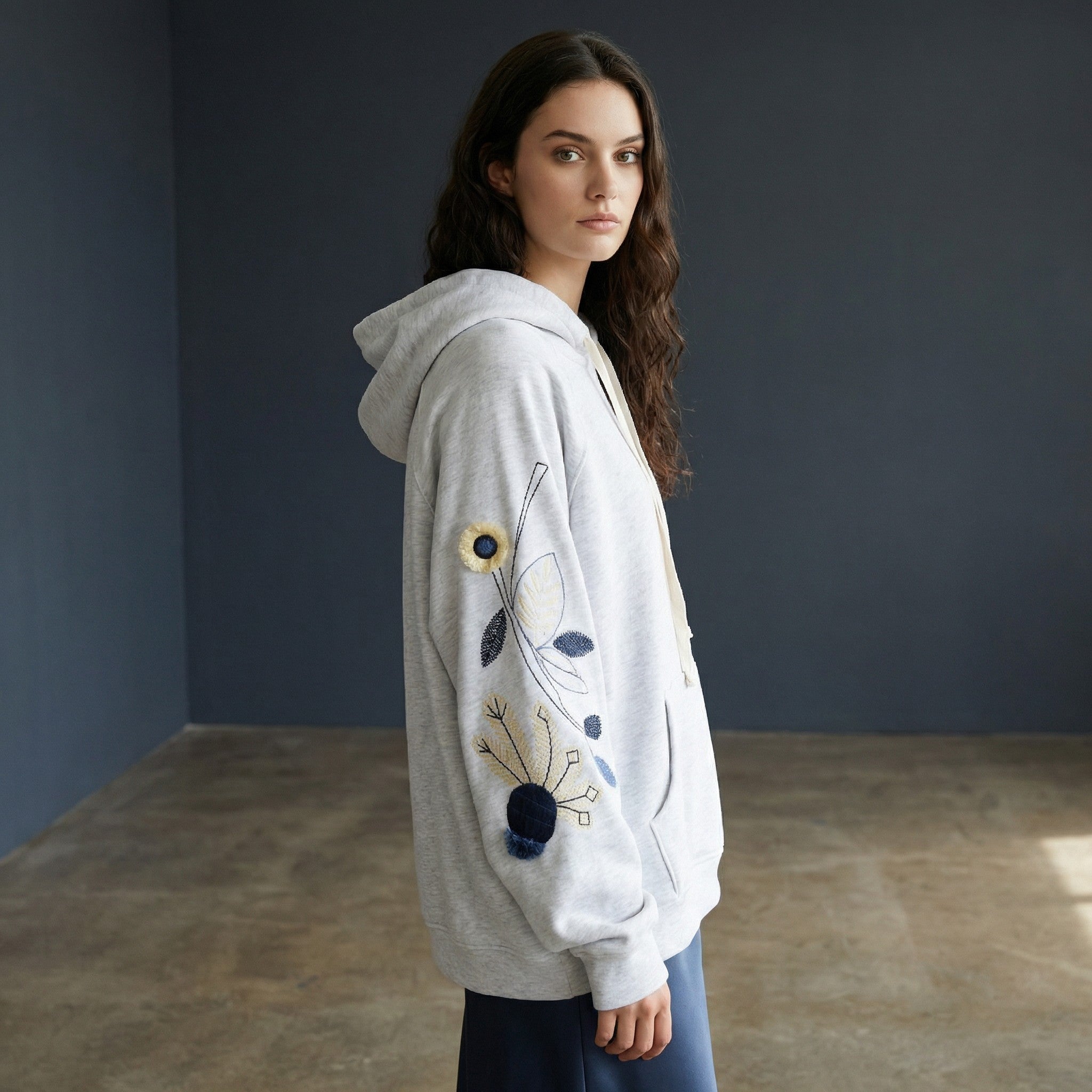 FELPA CON CAPPUCCIO ALMA