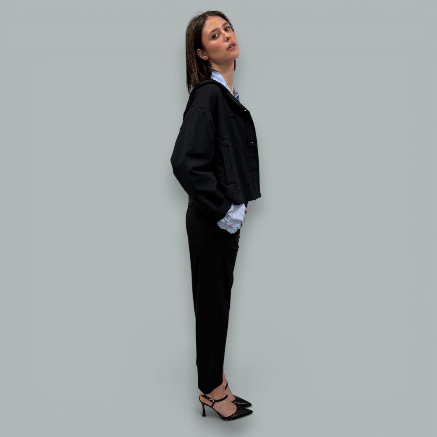 ANGELA GIACCA A MAGLIA