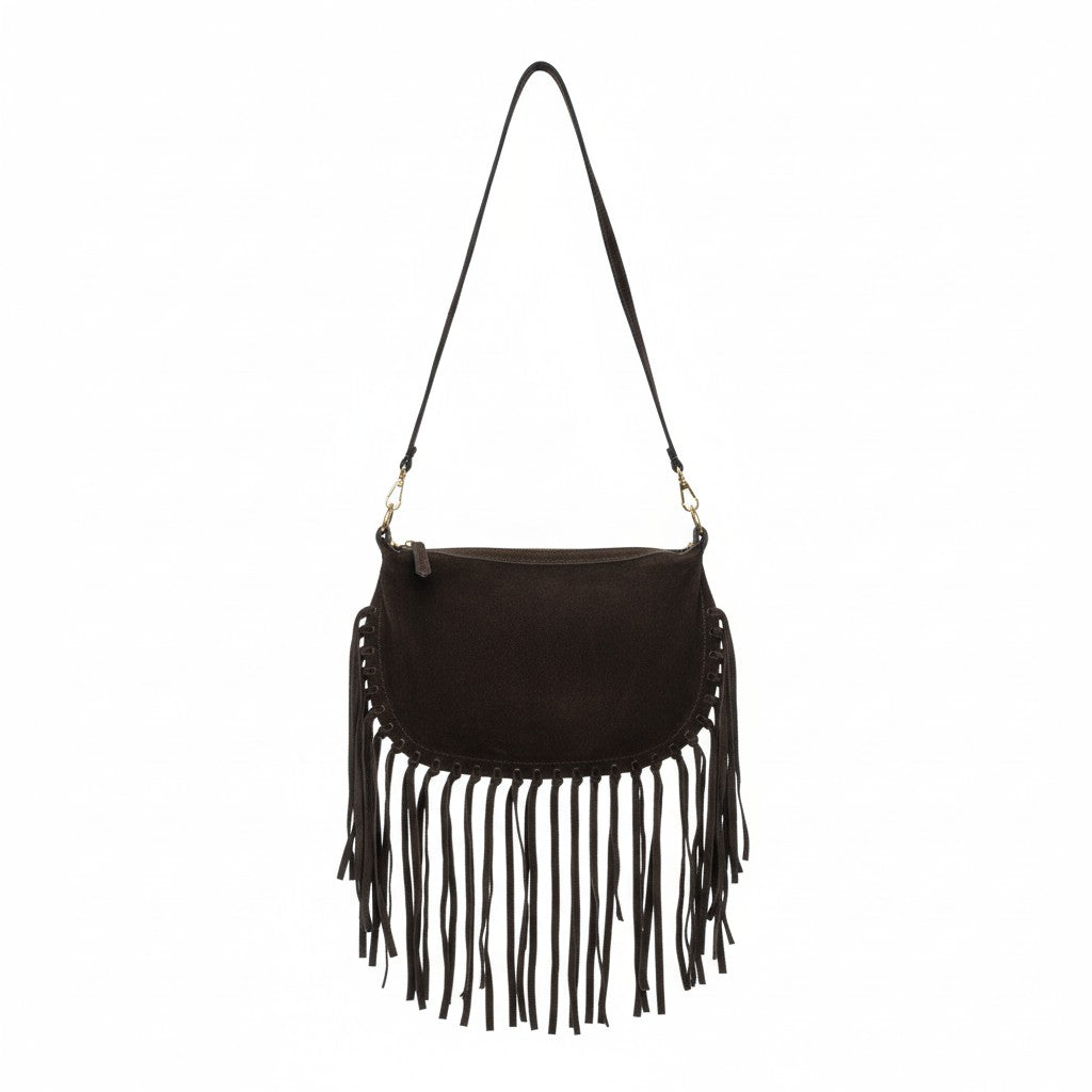 BORSA ANITA IN PELLE SCAMOSCIATA