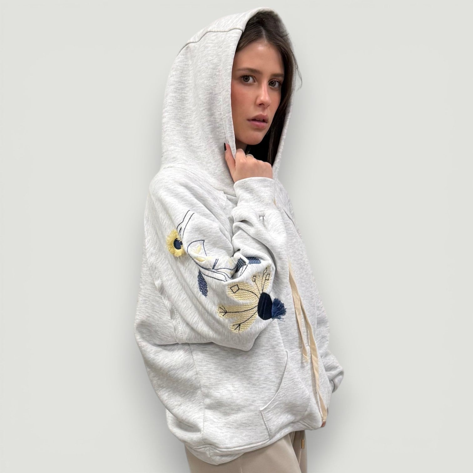 FELPA CON CAPPUCCIO ALMA