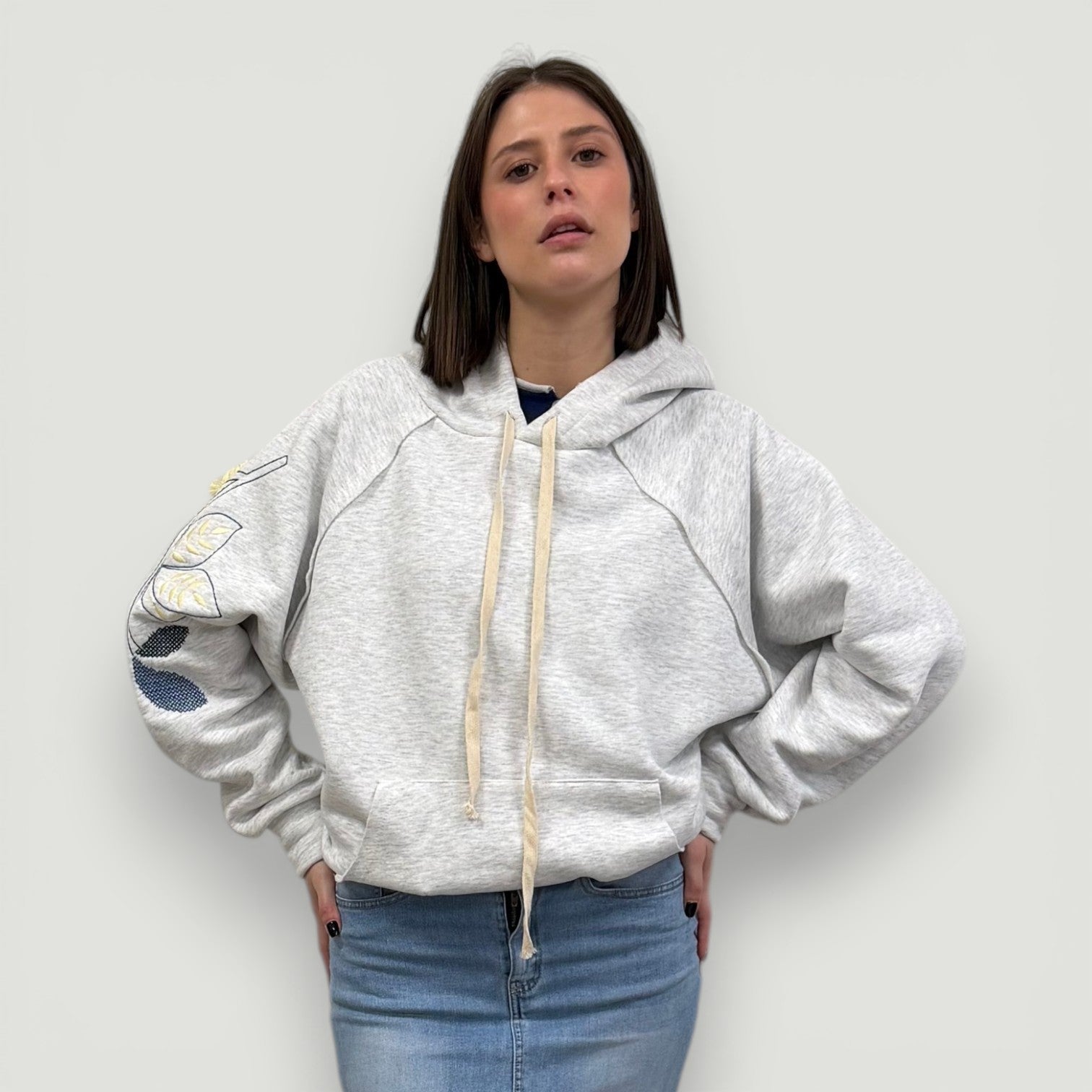 FELPA CON CAPPUCCIO ALMA